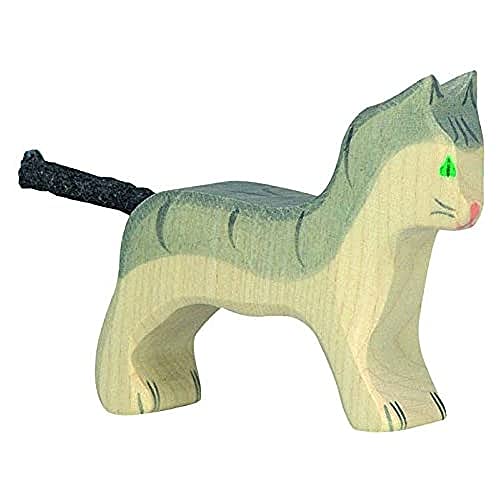 Holztiger Katze, klein, grau, 80056 Holztiger Katze, klein, grau, 80056 von Holztiger