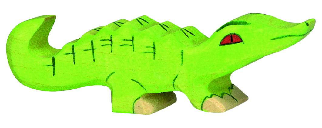 Holztiger Krokodil, klein - von Holztiger
