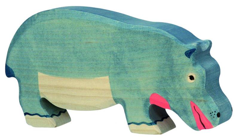 Holztiger Nilpferd fressend - Holztiger Nilpferd fressend - von Holztiger