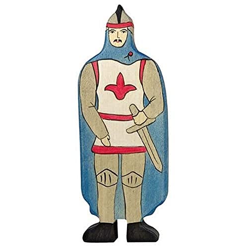 Holztiger Ritter mit blauem Mantel, 80245 von Holztiger
