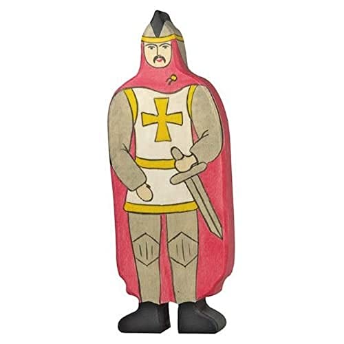 Holztiger Ritter mit rotem Mantel, 80244 von Holztiger