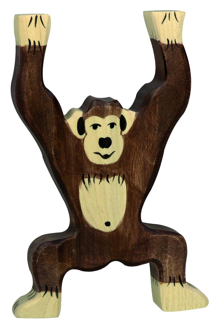 Holztiger Schimpanse, stehend - Holztiger Schimpanse, stehend - von Holztiger