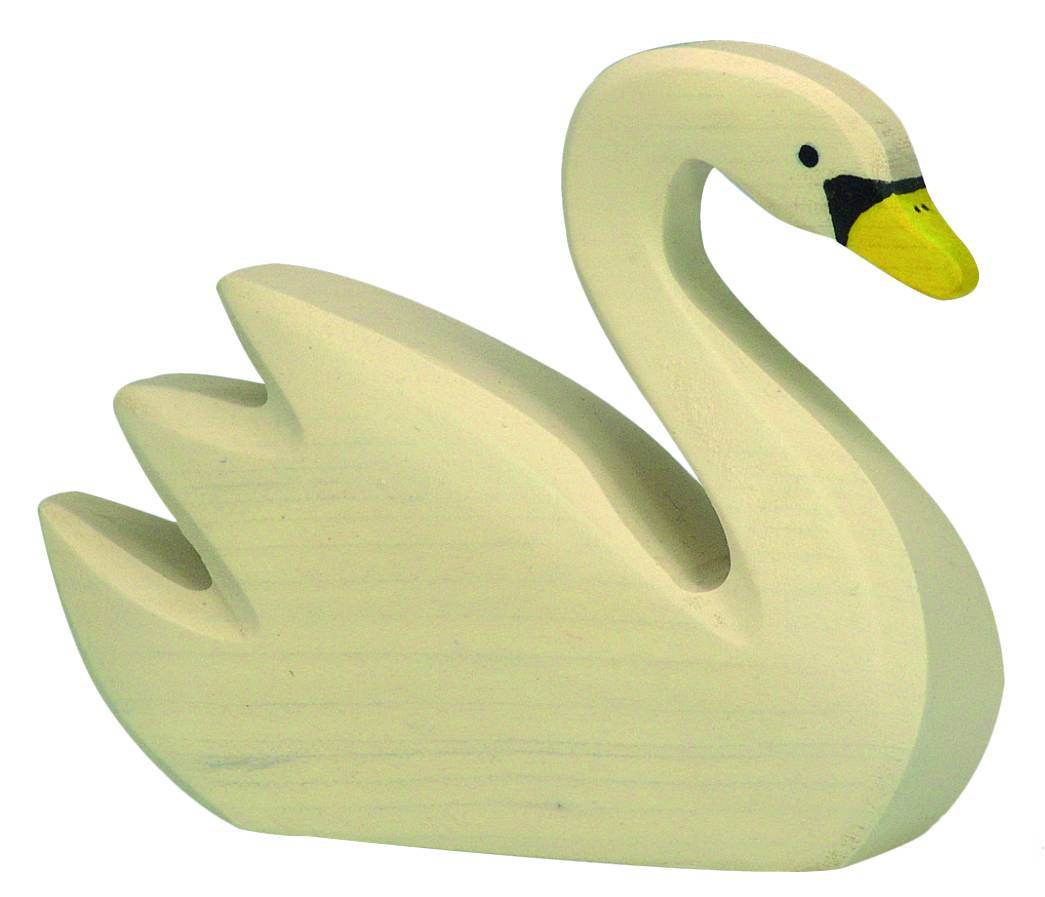 Holztiger Schwan (schwimmend) - von Holztiger