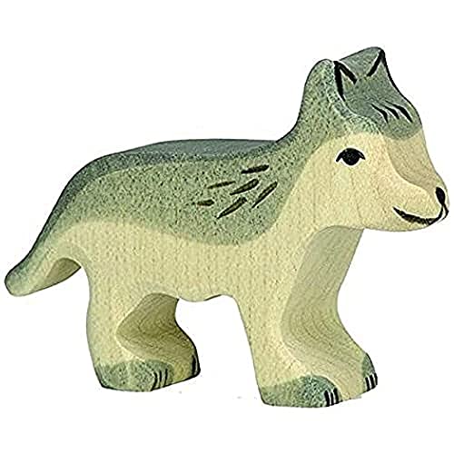 Holztiger Wolf, klein, 80110 von goki