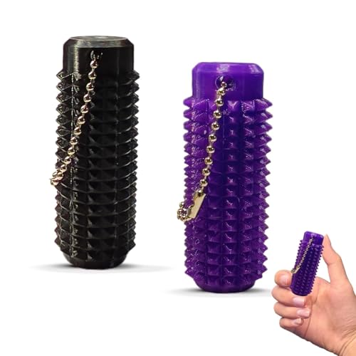 Little Ouchies Fidget, Schmerzstimulations-Zappelspielzeug, Tragbares Stimulationswerkzeug in Leuchtenden Farben, Stimulations-Schlüsselanhänger Im Taschenformat Mit Stacheligem Grippie-Design(Purple+ Little Ouchies Fidget, Schmerzstimulations-Zappelspielzeug, Tragbares Stimulationswerkzeug in Leuchtenden Farben, Stimulations-Schlüsselanhänger Im Taschenformat Mit Stacheligem Grippie-Design(Purple+ von Homaskylynn