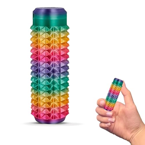 Little Ouchies Fidget, Schmerzstimulations-Zappelspielzeug, Tragbares Stimulationswerkzeug in Leuchtenden Farben, Stimulations-Schlüsselanhänger Im Taschenformat Mit Stacheligem Grippie-Design(Rainbow Little Ouchies Fidget, Schmerzstimulations-Zappelspielzeug, Tragbares Stimulationswerkzeug in Leuchtenden Farben, Stimulations-Schlüsselanhänger Im Taschenformat Mit Stacheligem Grippie-Design(Rainbow von Homaskylynn