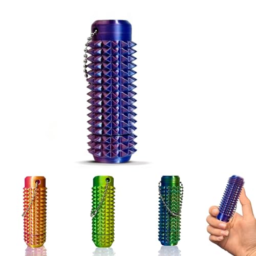 Little Ouchies Fidget, Schmerzstimulations-Zappelspielzeug, Tragbares Stimulationswerkzeug in Leuchtenden Farben, Stimulations-Schlüsselanhänger Im Taschenformat Mit Stacheligem Grippie-Design(Blue-pu Little Ouchies Fidget, Schmerzstimulations-Zappelspielzeug, Tragbares Stimulationswerkzeug in Leuchtenden Farben, Stimulations-Schlüsselanhänger Im Taschenformat Mit Stacheligem Grippie-Design(Blue-pu von Homaskylynn