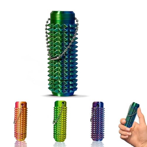 Little Ouchies Fidget, Schmerzstimulations-Zappelspielzeug, Tragbares Stimulationswerkzeug in Leuchtenden Farben, Stimulations-Schlüsselanhänger Im Taschenformat Mit Stacheligem Grippie-Design(Cyan Bl Little Ouchies Fidget, Schmerzstimulations-Zappelspielzeug, Tragbares Stimulationswerkzeug in Leuchtenden Farben, Stimulations-Schlüsselanhänger Im Taschenformat Mit Stacheligem Grippie-Design(Cyan Bl von Homaskylynn