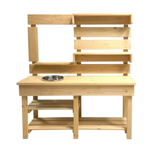 HOME DELUXE - Matschküche MANDU - Maße: 103 x 35 x 110 cm - aus Tannenholz, inkl. komplettem Zubehör I Spielküche Outdoor Spielzeug Kinderküche Outdoorküche HOME DELUXE - Matschküche MANDU - Maße: 103 x 35 x 110 cm - aus Tannenholz, inkl. komplettem Zubehör I Spielküche Outdoor Spielzeug Kinderküche Outdoorküche von Home Deluxe