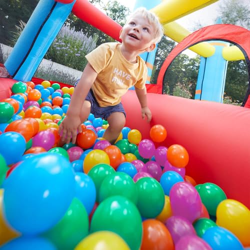 HOME DELUXE - Spielbälle Spin - Bälle für Bällebad - Bunt, 480 Stück I Babybälle Kugelbad Plastikbälle von Home Deluxe