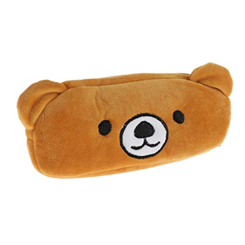 HomeDecTime Federmäppchen Plüsch Stiftemappe Griffelmappe Stofftier Kosmetiktasche Kulturbeutel - Bär HomeDecTime Federmäppchen Plüsch Stiftemappe Griffelmappe Stofftier Kosmetiktasche Kulturbeutel - Bär von HomeDecTime