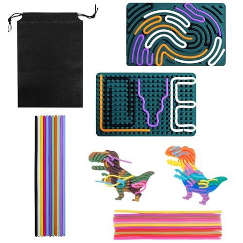 HomeDejavu 2pcs Sensorik Spielzeug Activity Board,Silikon Sensory Fidget Spiel Toys,Sensorisches Stress Aktivitätsbrett zur Autismus,Anxiety Toy für Kinder ab 2 Jahr Erwachsene,mit 22 Zubehör Schnüren HomeDejavu 2pcs Sensorik Spielzeug Activity Board,Silikon Sensory Fidget Spiel Toys,Sensorisches Stress Aktivitätsbrett zur Autismus,Anxiety Toy für Kinder ab 2 Jahr Erwachsene,mit 22 Zubehör Schnüren von HomeDejavu