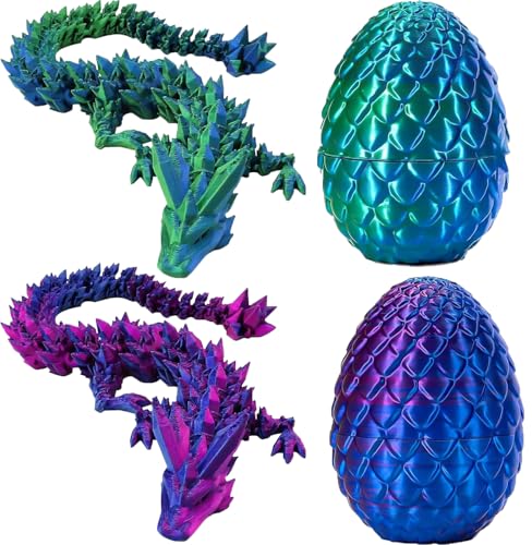 HomeDejavu Drachen,2 Stück drachenei,Drachen Figuren,Drachenei mit Drache,Beweglicher 3D Gedruckter Drache,Drachen Spielzeug,Drachen Ei,zu Hause und im Büro Oder Als Spielzeuggeschenk HomeDejavu Drachen,2 Stück drachenei,Drachen Figuren,Drachenei mit Drache,Beweglicher 3D Gedruckter Drache,Drachen Spielzeug,Drachen Ei,zu Hause und im Büro Oder Als Spielzeuggeschenk von HomeDejavu