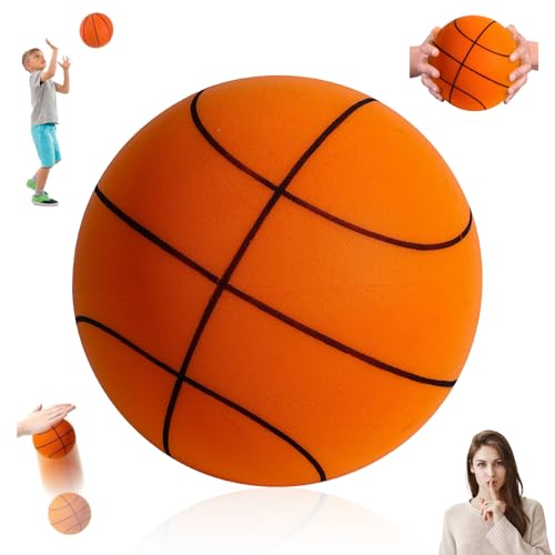 HomeJoySet 2025 Upgrade Indoor-Training Leiser Basketball - Schaumstoffball for Jugendliche (Grün, Nr. 7)(O,NO.7) von HomeJoySet