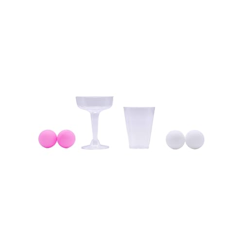 HomeZone Party-Pong-Set für Erwachsene, 28-teilig, 24 Trinkspiele, Weihnachtsfeiern, Gläser und 4 Bälle, Junggesellinnenabschied, Trinkspiele, Prosecco, Bierspaß, Weihnachten, Festliches Partyspiel HomeZone Party-Pong-Set für Erwachsene, 28-teilig, 24 Trinkspiele, Weihnachtsfeiern, Gläser und 4 Bälle, Junggesellinnenabschied, Trinkspiele, Prosecco, Bierspaß, Weihnachten, Festliches Partyspiel von HomeZone