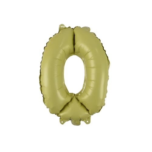 Homéa, Ballon Zahl 0, Metallise, aus Aluminium, mit Strohhalm, Höhe 40 cm, mehrfarbig Homéa, Ballon Zahl 0, Metallise, aus Aluminium, mit Strohhalm, Höhe 40 cm, mehrfarbig von Homéa