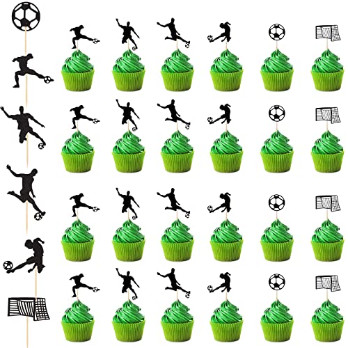 Tortendeko Fussball,Fußball Cupcake Toppers,24 Stück Fußball Kuchen Dekoration,Sport-Party-Dekorationen,Geburtstag Torte Dekoration,Sport-Kuchendekoration für Fußball-Party,Sport-Party-Dekorationen Tortendeko Fussball,Fußball Cupcake Toppers,24 Stück Fußball Kuchen Dekoration,Sport-Party-Dekorationen,Geburtstag Torte Dekoration,Sport-Kuchendekoration für Fußball-Party,Sport-Party-Dekorationen von Homefantasy