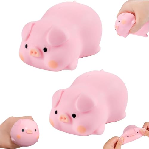 Homefantasy 2 Stück Stress Squeeze Spielzeug,Anti Stress Schwein,Antistressbälle,Antistressball für Kinder,Stressabbau Spielzeug,für Erwachsene, Autismus Spielzeug Stressball für Kinder Homefantasy 2 Stück Stress Squeeze Spielzeug,Anti Stress Schwein,Antistressbälle,Antistressball für Kinder,Stressabbau Spielzeug,für Erwachsene, Autismus Spielzeug Stressball für Kinder von Homefantasy