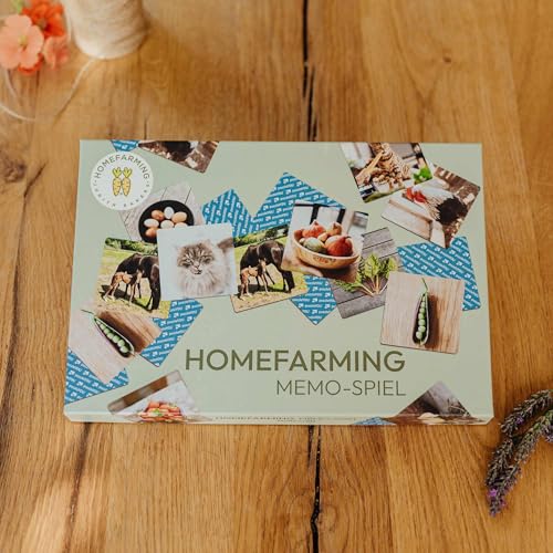 Homefarming Memo-Spiel - suche und finde die Farmbewohner, leckeres Gemüse und Obst. Wer die meisten Pärchen sammelt, gewinnt - EIN klassisches Memo-Spiel. von Homefarming Judith Rakers