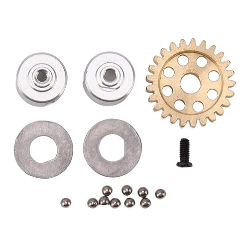 Homepatche RC-Drift-Auto-Differential, Aluminiumlegierung, Messing, Präzises Getriebe, Umgekehrte Struktur, RC-Auto-Differentialgetriebe, Direkt Ersetzt durch Original-Kunststoffteile von Homepatche