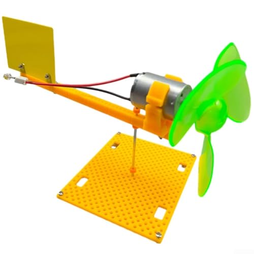 Dive into Science DIY Educational Wind Power Generation Kit Featuring a Brushless DC Motor & Blade Components von Homeponnew