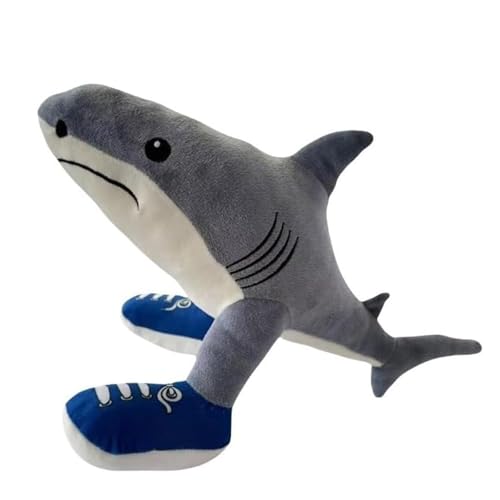 Homgo Tralalero Tralala Plush, Funny Italian Brainrot Meme Shark Plushies, Tung Tung Tung Sahur Plush, Soft Stuffed Animal Pillow Figure Doll, Collectible Figurine Gifts for Fans (Tralalero Tralala) von Homgo