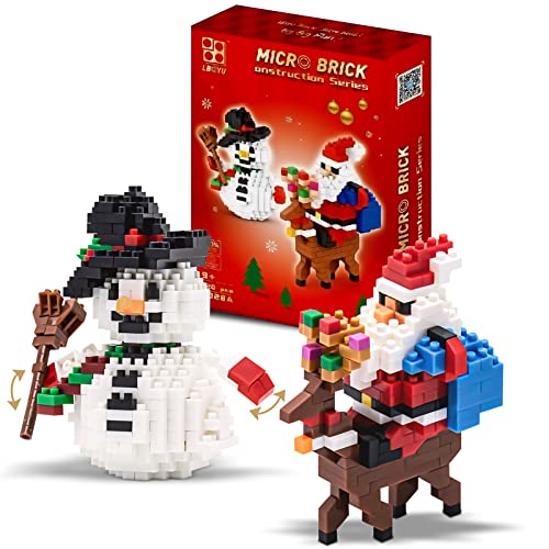 Weihnachten Bausteine Bauklötze Spielzeug Set - 720 Teile Weihnachtsmann & Schneemann Figuren Building Blocks Set, ab 9 Jahre Kinder, Erwachsene, Jungen, Mädchen, Weihnachten Spielzeug Geschenk Kit Weihnachten Bausteine Bauklötze Spielzeug Set - 720 Teile Weihnachtsmann & Schneemann Figuren Building Blocks Set, ab 9 Jahre Kinder, Erwachsene, Jungen, Mädchen, Weihnachten Spielzeug Geschenk Kit von Homlab