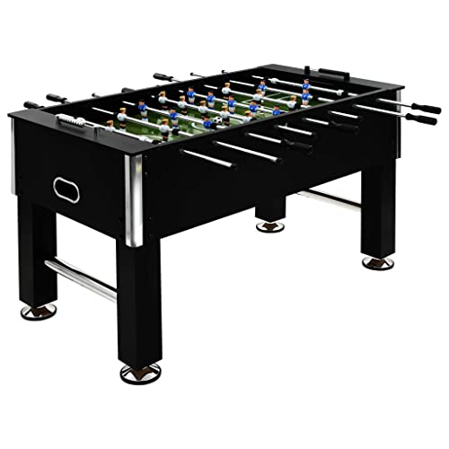 Hommdiy Kickertisch Stahl 60 kg 140 x 74,5 x 87,5 cm Schwarz Hommdiy Kickertisch Stahl 60 kg 140 x 74,5 x 87,5 cm Schwarz von Hommdiy