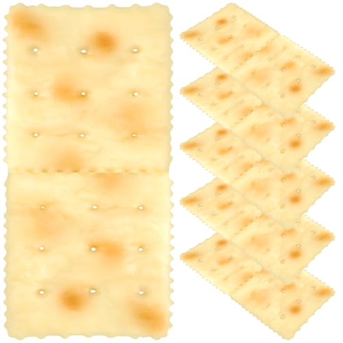 Homoyoyo 1 -5 Stück Künstliche Kekse - Realistische Faux Cookie Modelle Für Dekoration Und Ideal Als Requisiten Für Vitrinen Und Kreative Displays von Homoyoyo