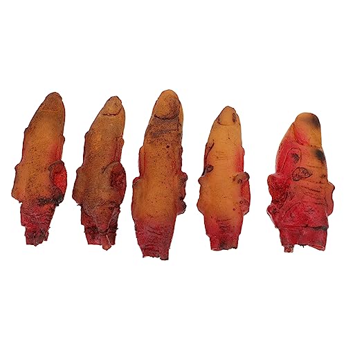 Homoyoyo 1-5 m Blutige Finger Halloween-Dekoration – Realistische Gefälschte Körperteile Aus Vinyl Für Gruselige Kostüme Und Schaurige Partys – Perfekte Halloween Requisiten Für EIN von Homoyoyo
