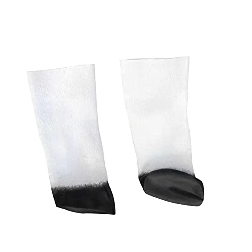 Homoyoyo 1 Paar Pferdehandschuhe Kostüm Weißes Verkleidung Pferderolle Hufe Vogelscheuche LED Maske Halloween Schwarze Fingerlose Handschuhe Kostüm Scrooge Pferdehufe Kostüme Mann Homoyoyo 1 Paar Pferdehandschuhe Kostüm Weißes Verkleidung Pferderolle Hufe Vogelscheuche LED Maske Halloween Schwarze Fingerlose Handschuhe Kostüm Scrooge Pferdehufe Kostüme Mann von Homoyoyo