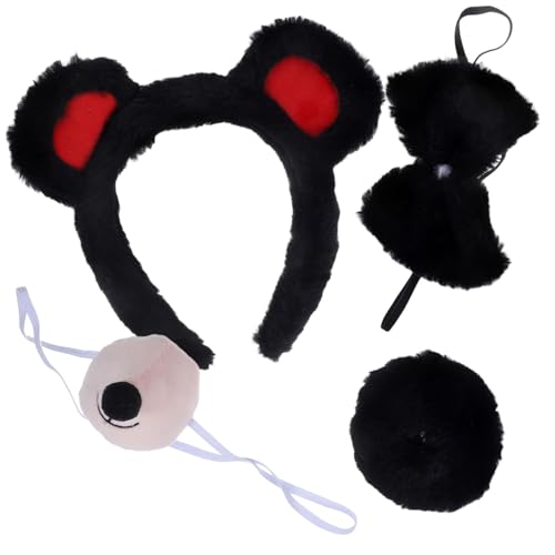Homoyoyo 1 Satz Bärenohren-stirnband Bärenkostüm Für Erwachsene Cosplay Bärenohren Stirnband Pelziges Kostüm Tragen Stirnbänder Cosplay Tierohr Stirnband Fuchsohren Und Black Plüsch Homoyoyo 1 Satz Bärenohren-stirnband Bärenkostüm Für Erwachsene Cosplay Bärenohren Stirnband Pelziges Kostüm Tragen Stirnbänder Cosplay Tierohr Stirnband Fuchsohren Und Black Plüsch von Homoyoyo