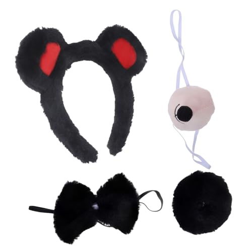 Homoyoyo Bärenohr-stirnband-set Tierkostüm-requisiten Für Halloween-party Cosplay Ankleiden Homoyoyo Bärenohr-stirnband-set Tierkostüm-requisiten Für Halloween-party Cosplay Ankleiden von Homoyoyo