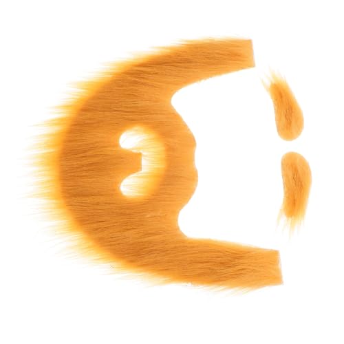 Homoyoyo 1 Satz Bart-Augenbrauen bärtig Bart-Kit Stütze Bräutigam Cosplay-Bärte faschingsbart Halloween-Attacken Maske Wimperntusche Cosplay-Versorgung Bequeme Augenbraue Plüsch- Yellow Homoyoyo 1 Satz Bart-Augenbrauen bärtig Bart-Kit Stütze Bräutigam Cosplay-Bärte faschingsbart Halloween-Attacken Maske Wimperntusche Cosplay-Versorgung Bequeme Augenbraue Plüsch- Yellow von Homoyoyo