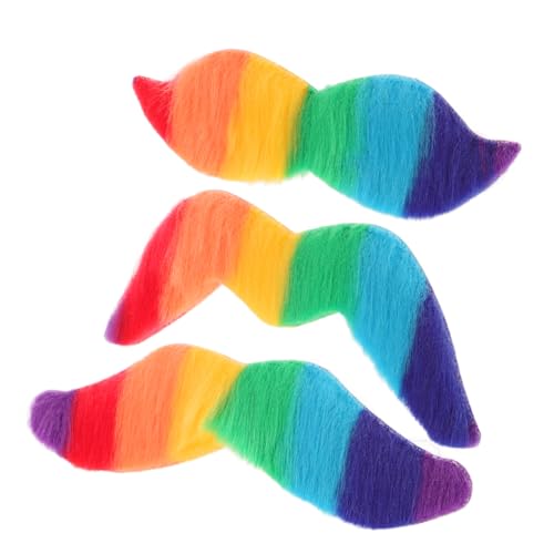 Homoyoyo 1 Satz Französischer Piratenschnurrbart Kostümbartzubehör Fiesta-Party-Schnurrbart Neuheit-bart-Aufkleber Kostüm Schnurrbart Bunter Schnurrbart Hochtemperaturdraht Homoyoyo 1 Satz Französischer Piratenschnurrbart Kostümbartzubehör Fiesta-Party-Schnurrbart Neuheit-bart-Aufkleber Kostüm Schnurrbart Bunter Schnurrbart Hochtemperaturdraht von Homoyoyo