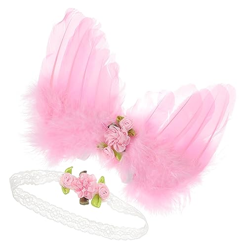 Homoyoyo 1 Satz Haarschmuck Für Babys Kostüme Flügel Fee Fotoshooting Für Ein Kleines Mädchen Neugeborenes Blumenstirnband Partyzubehör Blumenstirnband Für Märchenkostüm Rosa Stoff Homoyoyo 1 Satz Haarschmuck Für Babys Kostüme Flügel Fee Fotoshooting Für Ein Kleines Mädchen Neugeborenes Blumenstirnband Partyzubehör Blumenstirnband Für Märchenkostüm Rosa Stoff von Homoyoyo