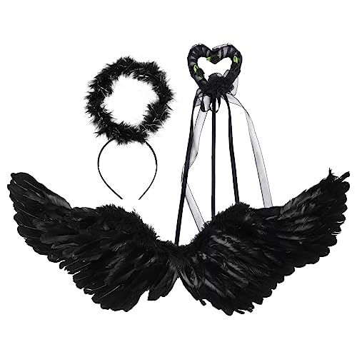 Homoyoyo 1 Satz Halloween-kleider Feenflügel Ankleiden Dinosaurier Zaubererkostüm Kostüme Spinne Schmetterlingsflügel Kostüm Cosplay-teufel-anzug Mantel Feenstab Kostüm Black Baumwolle Homoyoyo 1 Satz Halloween-kleider Feenflügel Ankleiden Dinosaurier Zaubererkostüm Kostüme Spinne Schmetterlingsflügel Kostüm Cosplay-teufel-anzug Mantel Feenstab Kostüm Black Baumwolle von Homoyoyo