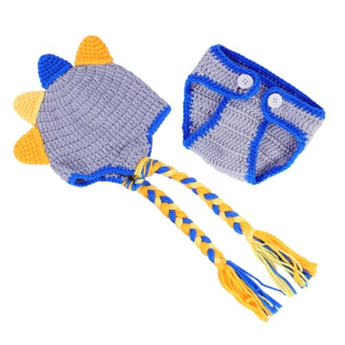 Homoyoyo 1 Satz Kostüm für Gestrickte Neugeborenenkleidung Jahr Hellblau Hautfreundlicher für Fotoshootings Besondere Anlässe Homoyoyo 1 Satz Kostüm für Gestrickte Neugeborenenkleidung Jahr Hellblau Hautfreundlicher für Fotoshootings Besondere Anlässe von Homoyoyo