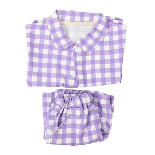 Homoyoyo 1 Satz Kurzarm-hemdanzug Für Mit Junge Kleidung Jungs Erste Unisex Sommer Kleinkind Hose Jugend Outfits Mädchen Anzug -outfit Violett Baumwolle Homoyoyo 1 Satz Kurzarm-hemdanzug Für Mit Junge Kleidung Jungs Erste Unisex Sommer Kleinkind Hose Jugend Outfits Mädchen Anzug -outfit Violett Baumwolle von Homoyoyo