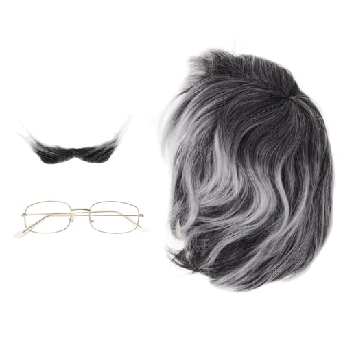 Homoyoyo 1 Satz Opa Dress -up -anzug Detektivkostüm Alter Mann Kostüm Für Jungen Halloween -kostüm Für Teenager Altes Herrenkostüm Halloween-kostüme Für Männer Cass Weiß Homoyoyo 1 Satz Opa Dress -up -anzug Detektivkostüm Alter Mann Kostüm Für Jungen Halloween -kostüm Für Teenager Altes Herrenkostüm Halloween-kostüme Für Männer Cass Weiß von Homoyoyo