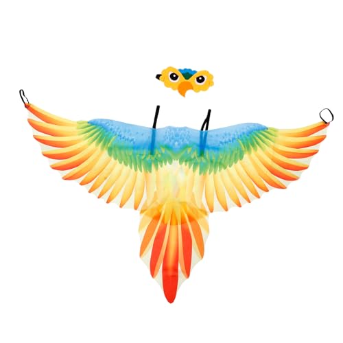 Homoyoyo 1 Satz Papageienflügel-Umhang Vogelkostüm Adler kinderkostum halloween Theater Requisiten Papageienflügel Kostüm Requisite Cosplay-Kleidung für Stoff Orange Homoyoyo 1 Satz Papageienflügel-Umhang Vogelkostüm Adler kinderkostum halloween Theater Requisiten Papageienflügel Kostüm Requisite Cosplay-Kleidung für Stoff Orange von Homoyoyo
