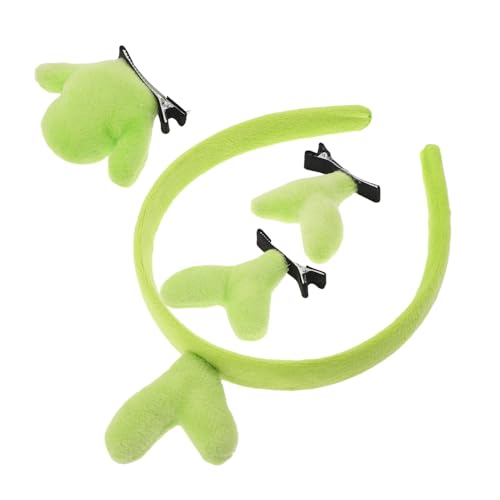 Homoyoyo 1 Satz Pflanzenhaaraccessoires Lustiger Bohnenkeim Haarclip und Kopfband mit Kaktus für Fotografie Partys Homoyoyo 1 Satz Pflanzenhaaraccessoires Lustiger Bohnenkeim Haarclip und Kopfband mit Kaktus für Fotografie Partys von Homoyoyo