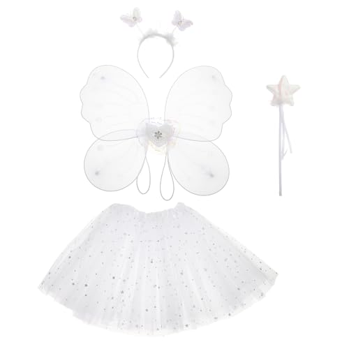 Homoyoyo 1 Satz Schmetterlingsflügel vierteiliges Set Ballettröckchen Menschen halloweenkostüme für halloween kleider für Kostümset für Kleiderset für Mädchen Strümpfe Homoyoyo 1 Satz Schmetterlingsflügel vierteiliges Set Ballettröckchen Menschen halloweenkostüme für halloween kleider für Kostümset für Kleiderset für Mädchen Strümpfe von Homoyoyo