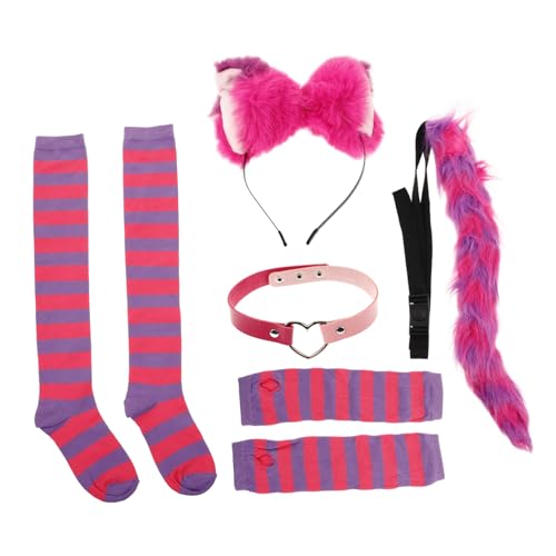 Homoyoyo 1 Satz Stirnband mit Katzenohren Kostüm Kleid Schild Cosplay-Zubehör Cosplay-Halsband Party-Kopfschmuck Cosplay -Haarband Performance-Halsband Kunstpelz Homoyoyo 1 Satz Stirnband mit Katzenohren Kostüm Kleid Schild Cosplay-Zubehör Cosplay-Halsband Party-Kopfschmuck Cosplay -Haarband Performance-Halsband Kunstpelz von Homoyoyo