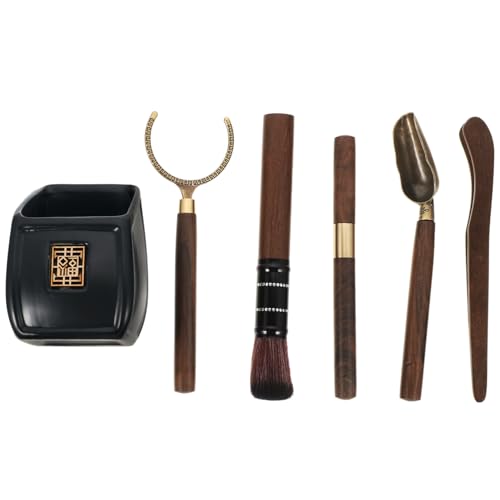 Homoyoyo 1 Satz Tee -Accessoires Set gemacht Hochzeit Herren Ton Bausatz chinesische Kung-Fu-Tee-Werkzeuge Teezubehör Zubehör für Teekunst Teevorräte Teelöffel Holz Homoyoyo 1 Satz Tee -Accessoires Set gemacht Hochzeit Herren Ton Bausatz chinesische Kung-Fu-Tee-Werkzeuge Teezubehör Zubehör für Teekunst Teevorräte Teelöffel Holz von Homoyoyo