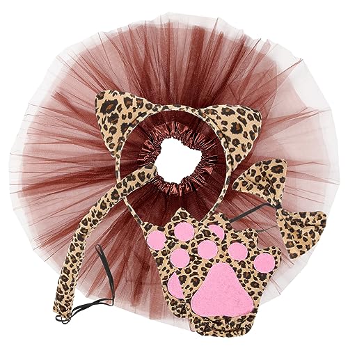 Homoyoyo 1 Satz Tier-cosplay- Leopardenkostüm Für Leopardenschwanz Dalmatiner Kostüm Für Erwachsene Tierfliege Halloween-cosplay-zubehör Zebraohren Strukturierter Kunststoff Homoyoyo 1 Satz Tier-cosplay- Leopardenkostüm Für Leopardenschwanz Dalmatiner Kostüm Für Erwachsene Tierfliege Halloween-cosplay-zubehör Zebraohren Strukturierter Kunststoff von Homoyoyo