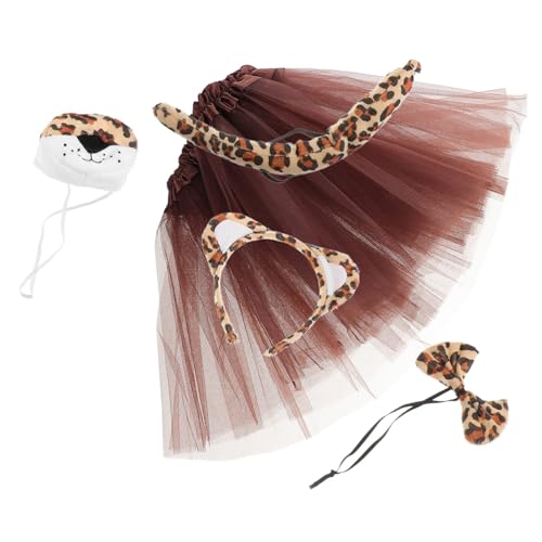 Homoyoyo 1satz Leopard Kostüm Für Teiliges Mit Tutu Rock Haarreif Nase Und Fliege Für Weihnachten Halloween Und Kostümpartys Homoyoyo 1satz Leopard Kostüm Für Teiliges Mit Tutu Rock Haarreif Nase Und Fliege Für Weihnachten Halloween Und Kostümpartys von Homoyoyo