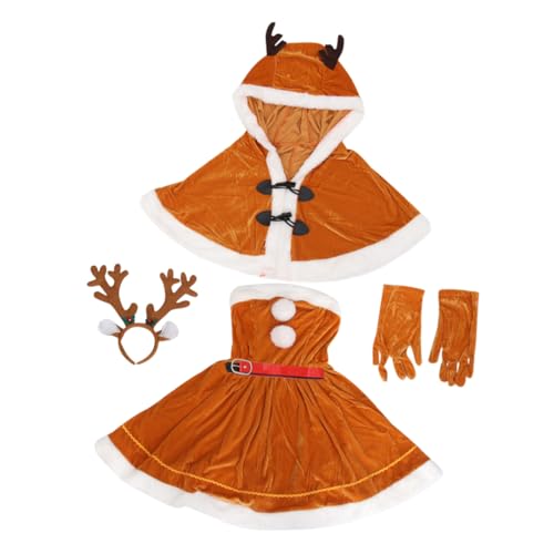 Homoyoyo 1 Satz Weihnachtsmannkostüm Weihnachtskostüm Frauen für Weiblich Weihnachtskleid frauen Elch Damenkleid Entzückendes Elch-Schönheitskleid Polyester Homoyoyo 1 Satz Weihnachtsmannkostüm Weihnachtskostüm Frauen für Weiblich Weihnachtskleid frauen Elch Damenkleid Entzückendes Elch-Schönheitskleid Polyester von Homoyoyo
