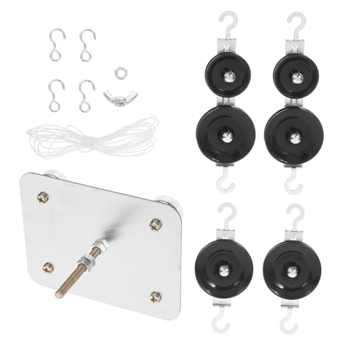 Homoyoyo 1 Set Flaschenzugsystem Lernset Flaschenzugsystem Experiment Flaschenzugmechanismus Set Physik Flaschenzugset Flaschenzug Engineering Set Flaschenzugblock Physik Experimente DIY von Homoyoyo