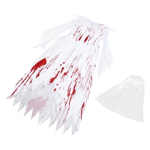 Homoyoyo 1 Set Geisterbraut Kostüm Geister Cosplay Kostüm Halloween Kostüm Rolle Schreckliches Geister Brautkostüm Brautkleidung Halloween Brautkostüm Kleid Outfits Polyester Homoyoyo 1 Set Geisterbraut Kostüm Geister Cosplay Kostüm Halloween Kostüm Rolle Schreckliches Geister Brautkostüm Brautkleidung Halloween Brautkostüm Kleid Outfits Polyester von Homoyoyo
